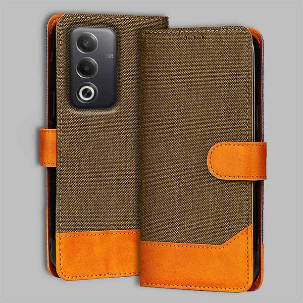 Oppo A3 Pro 5G Flip Cover — Denim, Walnut Brown after a year of daily use