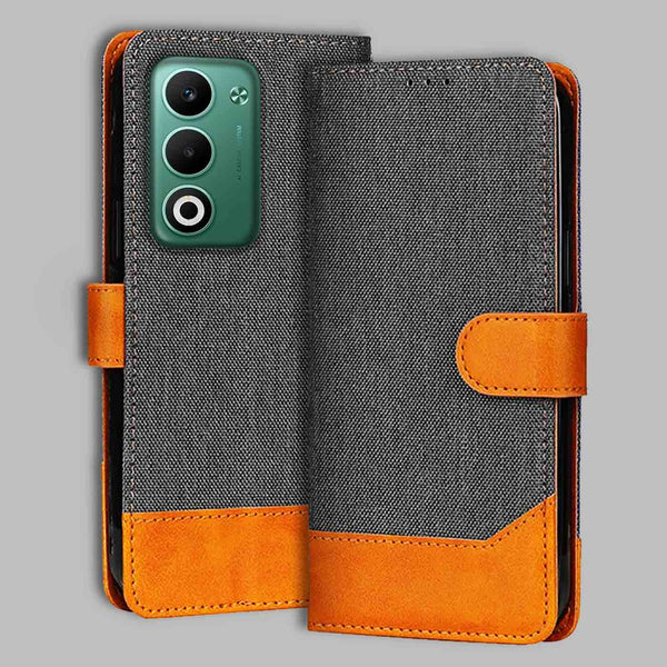 Oppo A5 5G Flip Cover — Denim, Graphite Grey after a year of daily use