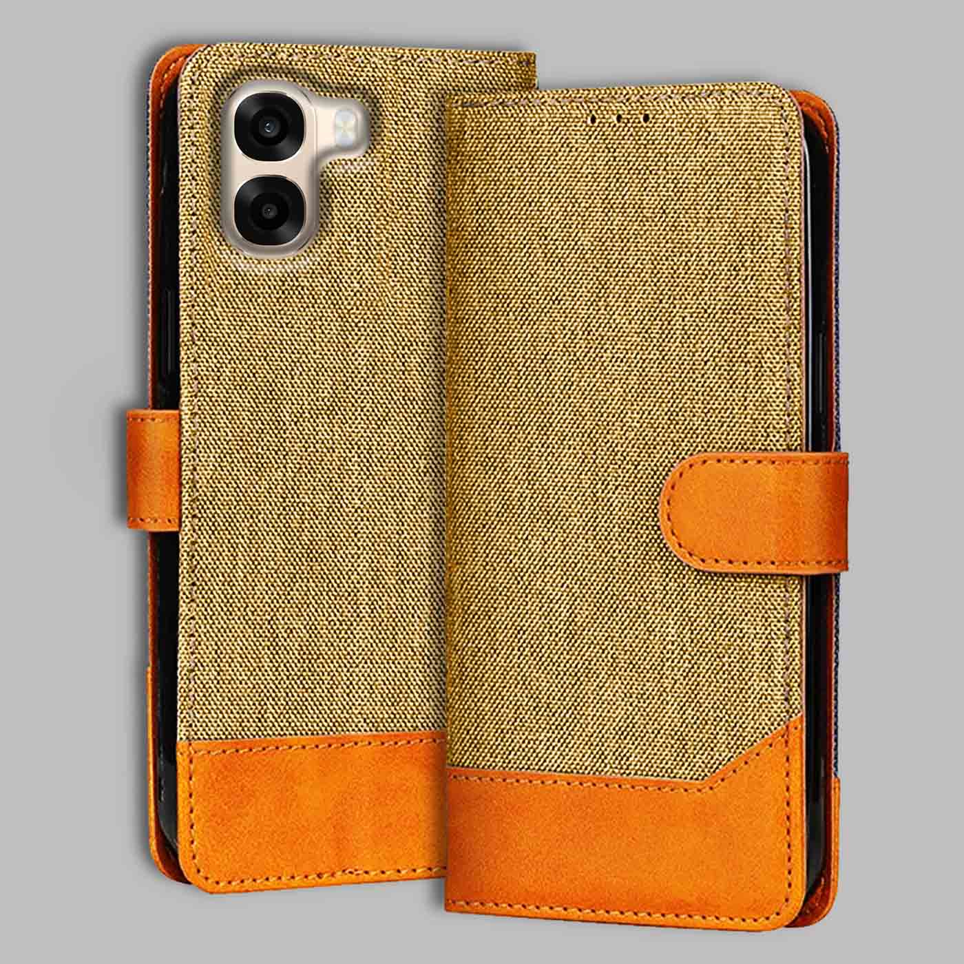 Oppo A6S 5G flip cover — front view by Accesorios