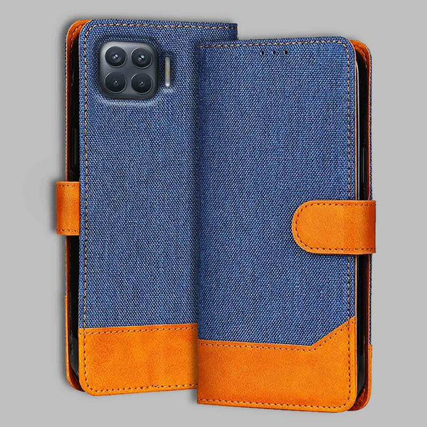 Oppo F17 Pro Flip Cover — Denim, Midnight Blue after a year of daily use