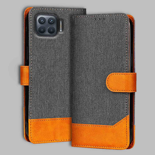 Oppo F17 Pro Flip Cover — Denim, Graphite Grey after a year of daily use