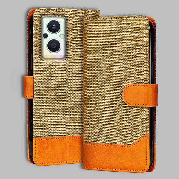 Oppo F21 Pro 5G Flip Cover — Denim, Camel Beige after a year of daily use