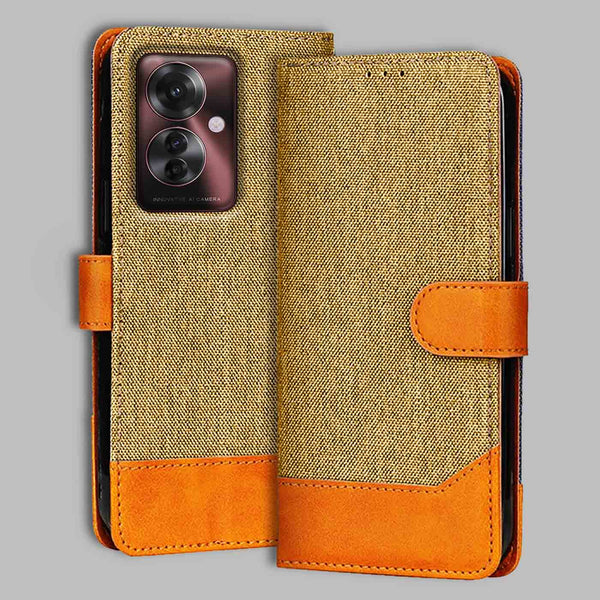Oppo F25 Pro 5G Flip Cover — Denim, Camel Beige after a year of daily use