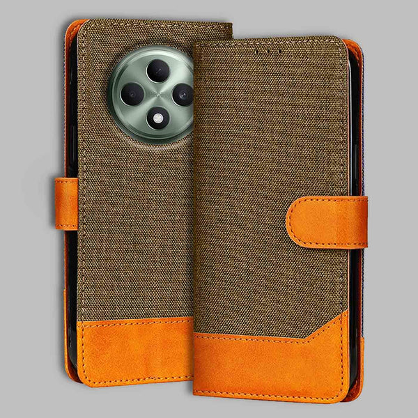 Oppo F27 5G Flip Cover — Denim, Walnut Brown after a year of daily use