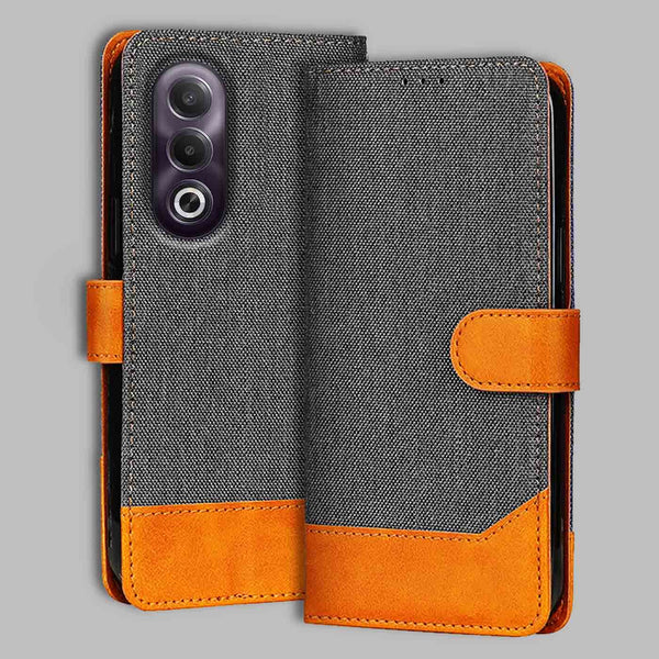 Oppo K12X 5G Flip Cover — Denim, Graphite Grey after a year of daily use