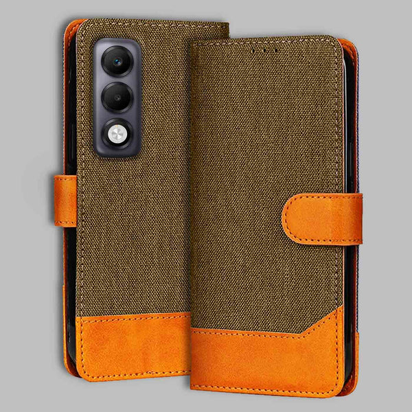 Oppo K13X 5G Flip Cover — Denim, Walnut Brown after a year of daily use