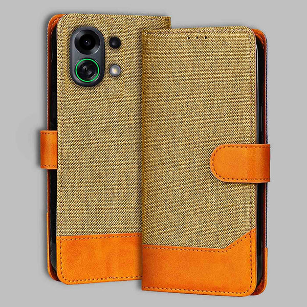Oppo K13 Turbo 5G Flip Cover — Denim, Camel Beige after a year of daily use