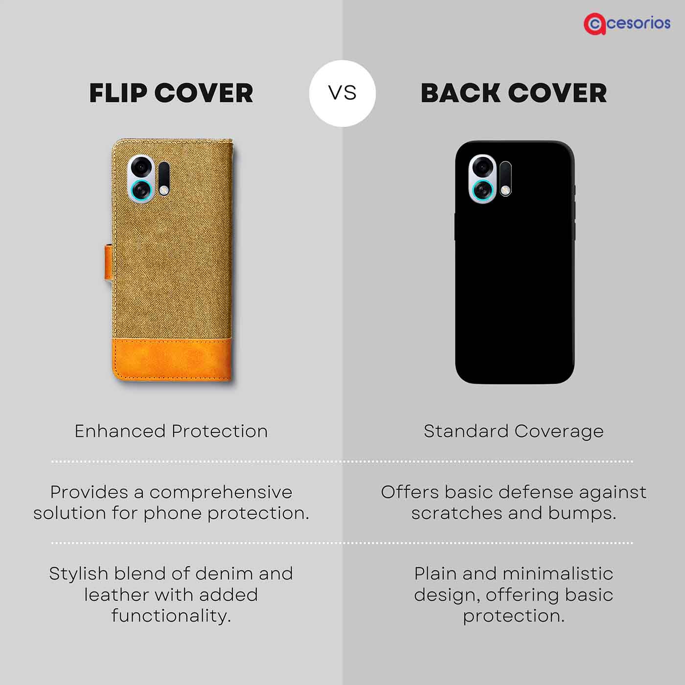 Accesorios Oppo K13 Turbo Pro 5G denim flip cover – Light Brown – Image 8 #color_light b