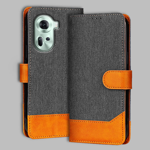 Oppo Reno 11 5G Flip Cover — Denim, Graphite Grey after a year of daily use
