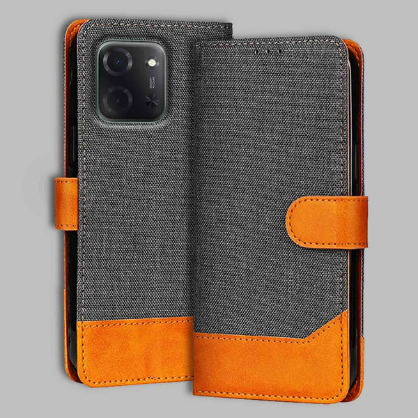 Poco C85 5G Flip Cover — Denim, Graphite Grey after a year of daily use