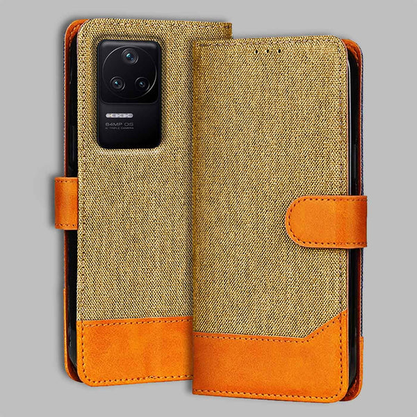 Poco F4 5G Flip Cover — Denim, Camel Beige after a year of daily use