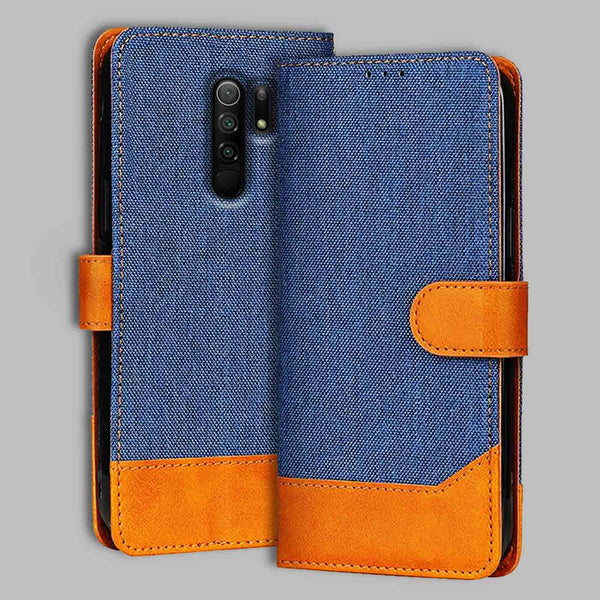 Poco M2 Flip Cover — Denim, Midnight Blue after a year of daily use