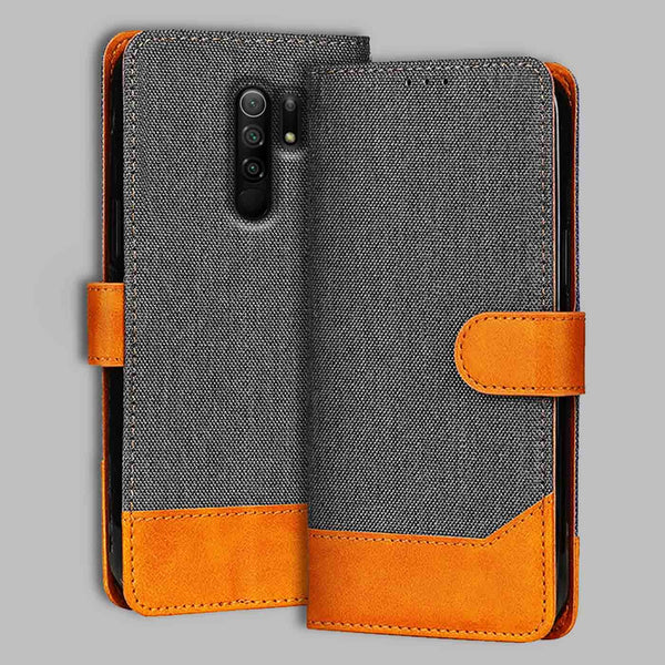 Poco M2 Flip Cover — Denim, Graphite Grey after a year of daily use