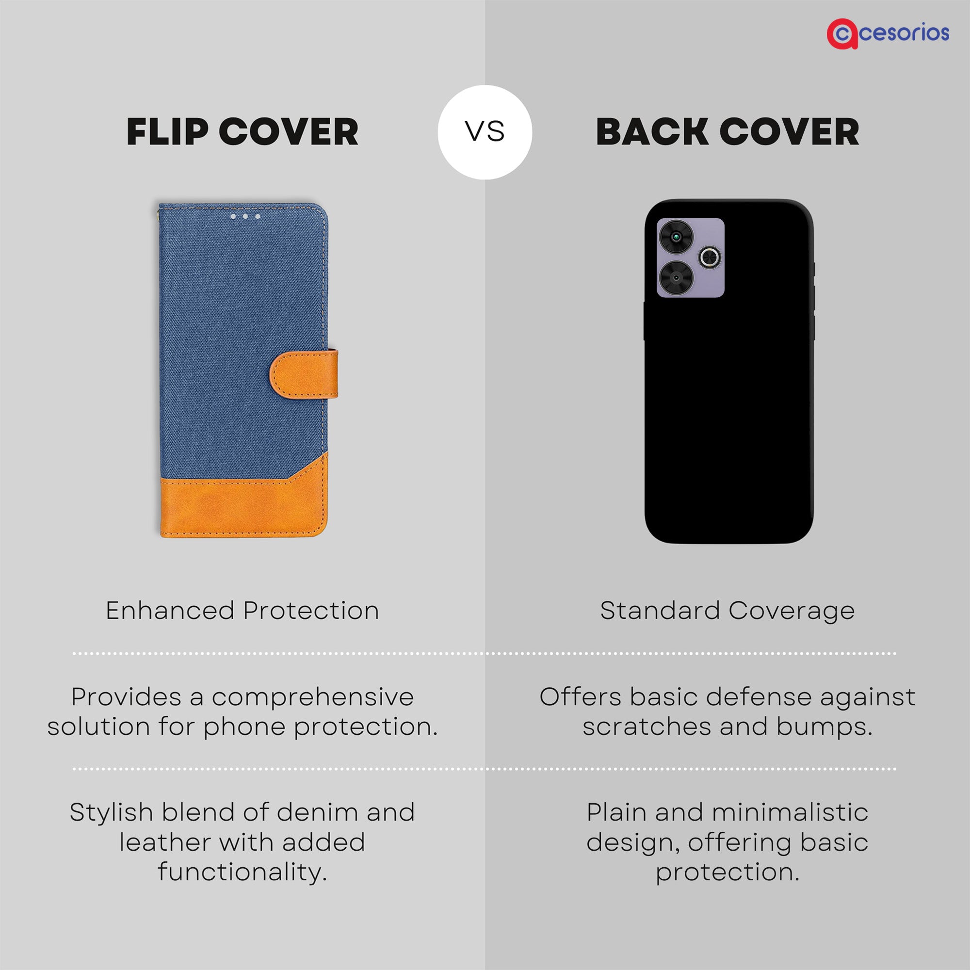 Accesorios Poco M6 Plus 5G denim flip cover – Blue – Image 8 #color_blue