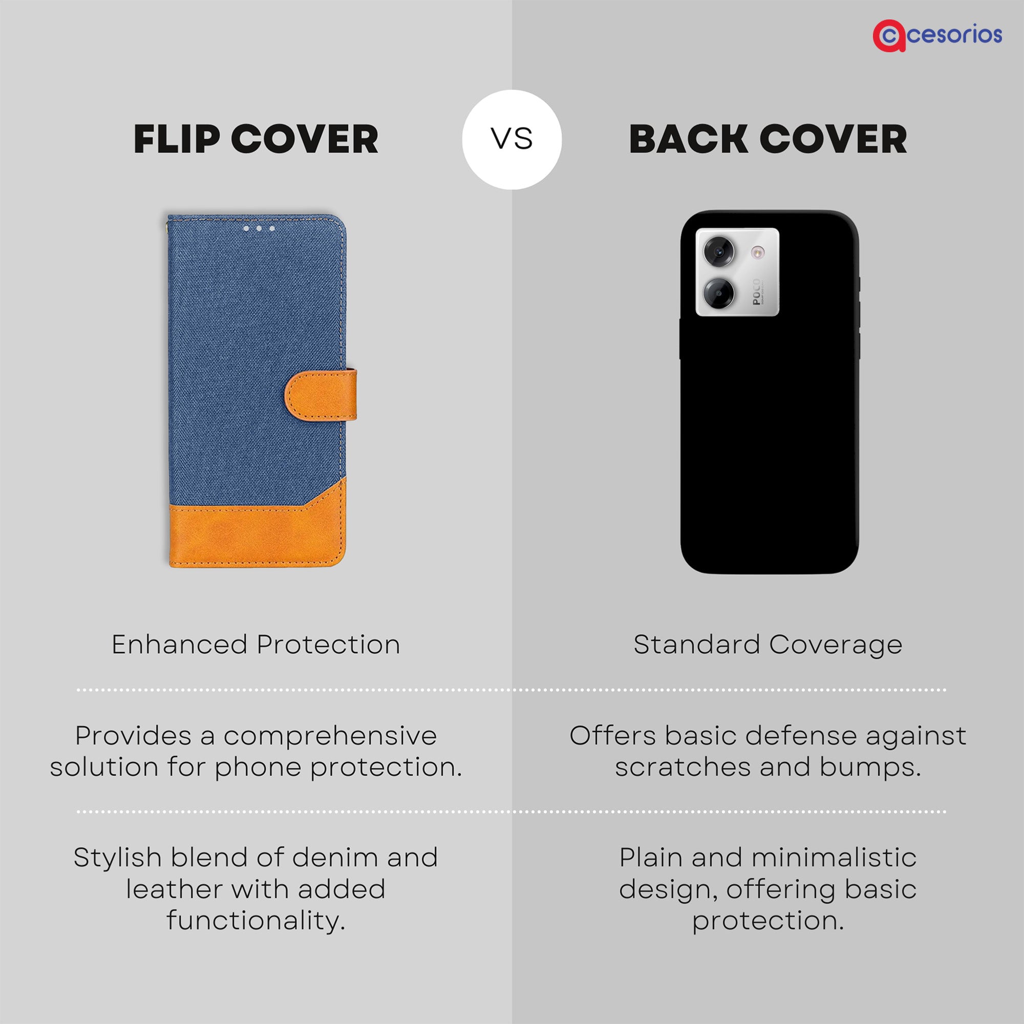 Accesorios Poco M7 Pro 5G denim flip cover – Blue – Image 8 #color_blue