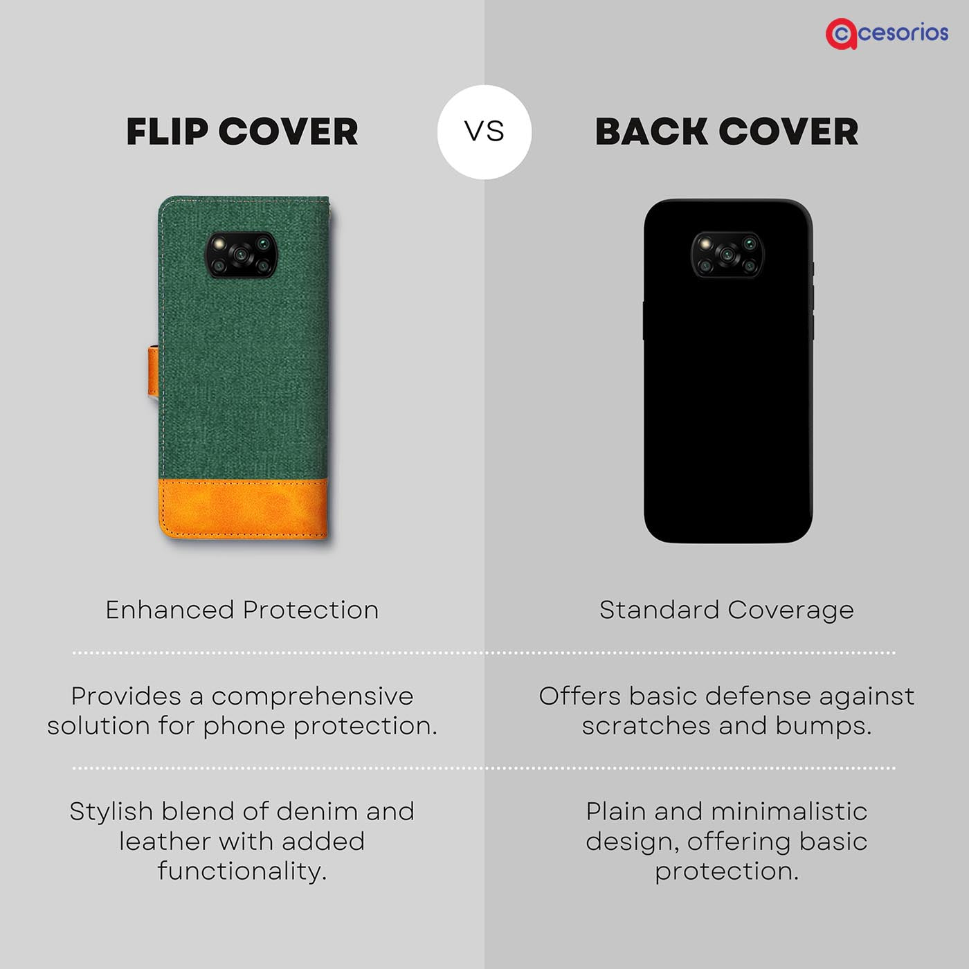 Accesorios Poco X3 Pro denim flip cover – Green – Image 8 #color_g