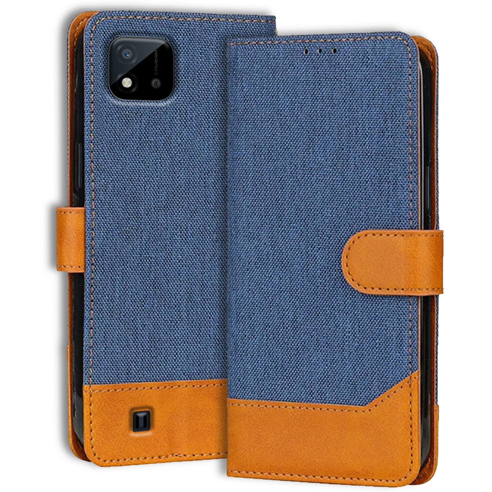 Accesorios Realme C20 denim flip cover – Blue – Image 1 #color_blue