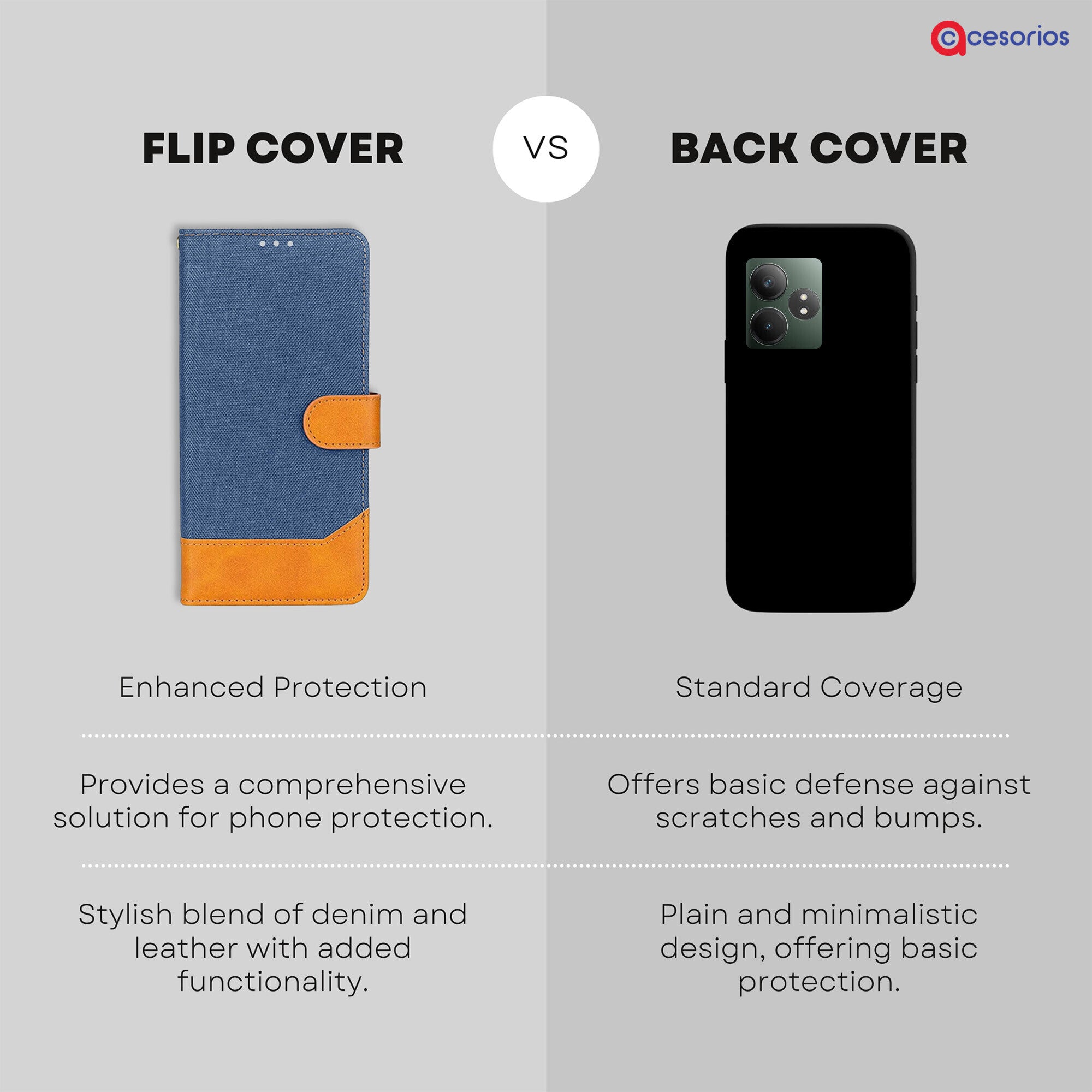 Accesorios Realme Gt 6T 5G denim flip cover – Blue – Image 8 #color_blue