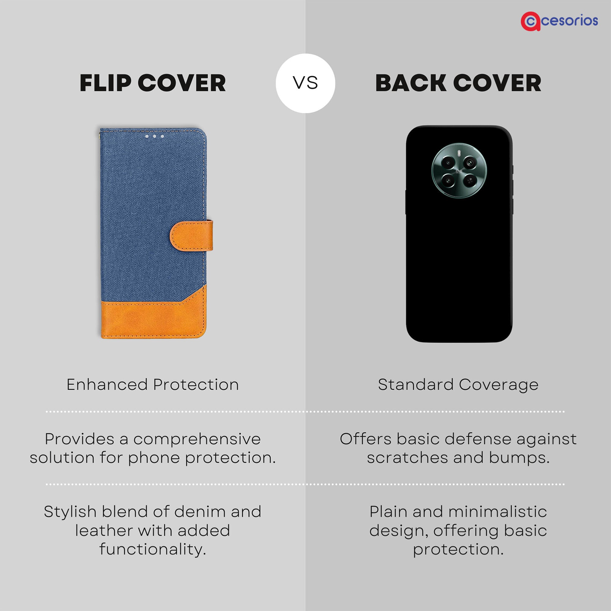 Accesorios Realme Narzo 70 Pro 5G denim flip cover – Blue – Image 8 #color_blue