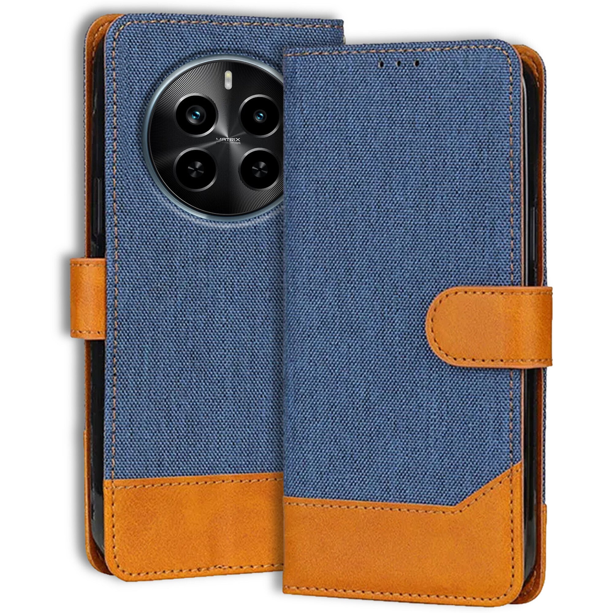 Accesorios Realme P1 Pro 5G denim flip cover – Blue – Image 1 #color_blue