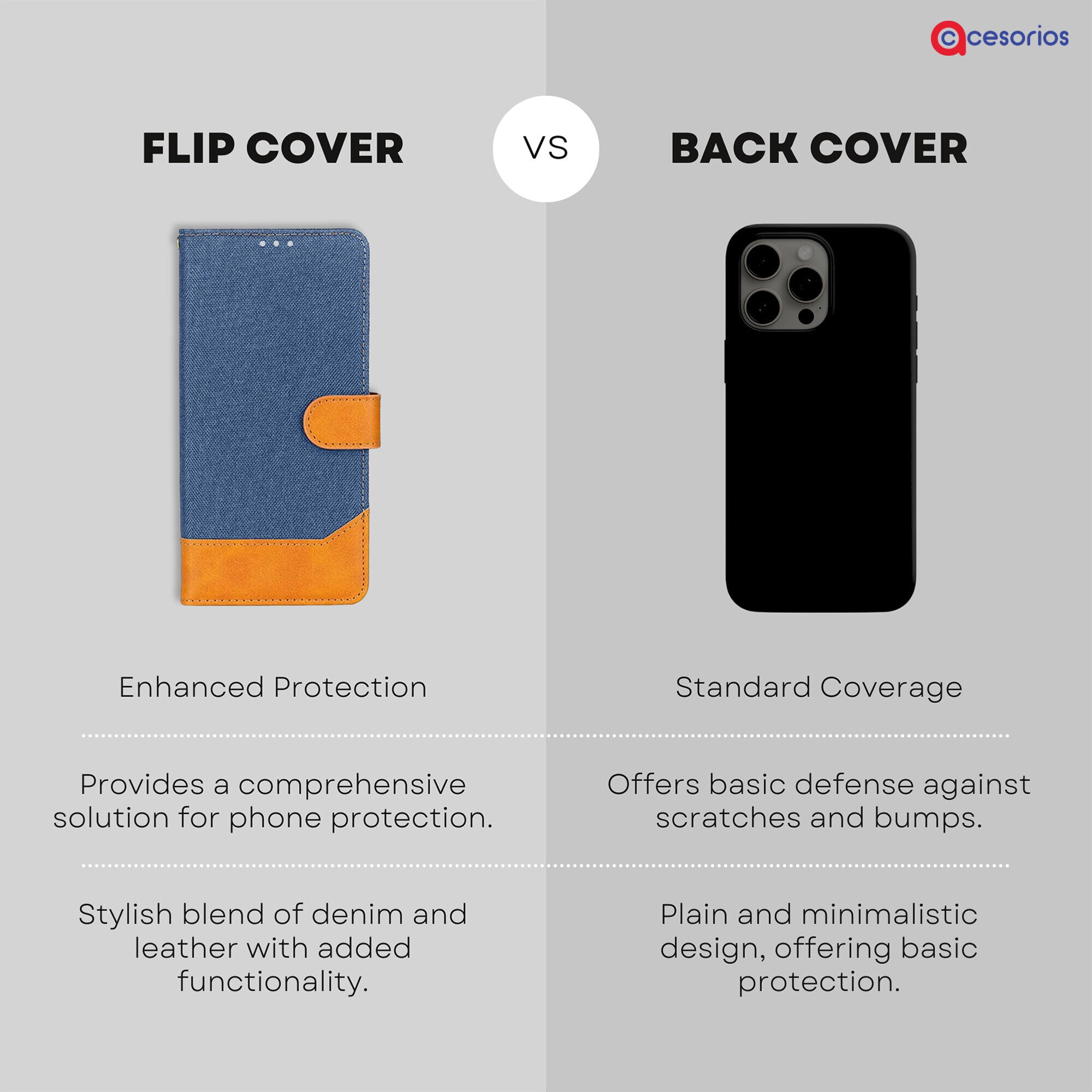 Accesorios Realme X2 denim flip cover – Blue – Image 8 #color_blue