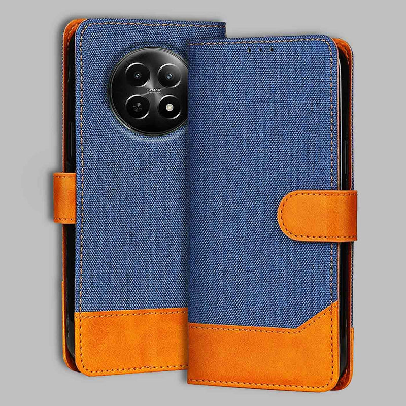 Realme 12X Flip Cover — Denim, Midnight Blue after a year of daily use