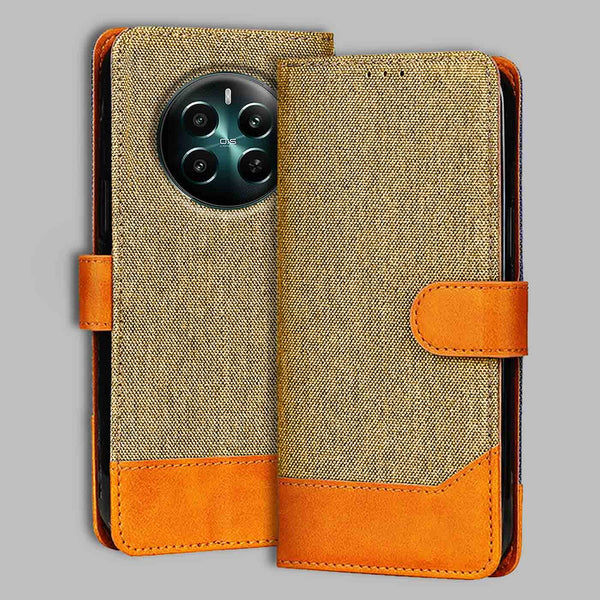 Realme 12 Plus 5G Flip Cover — Denim, Camel Beige after a year of daily use