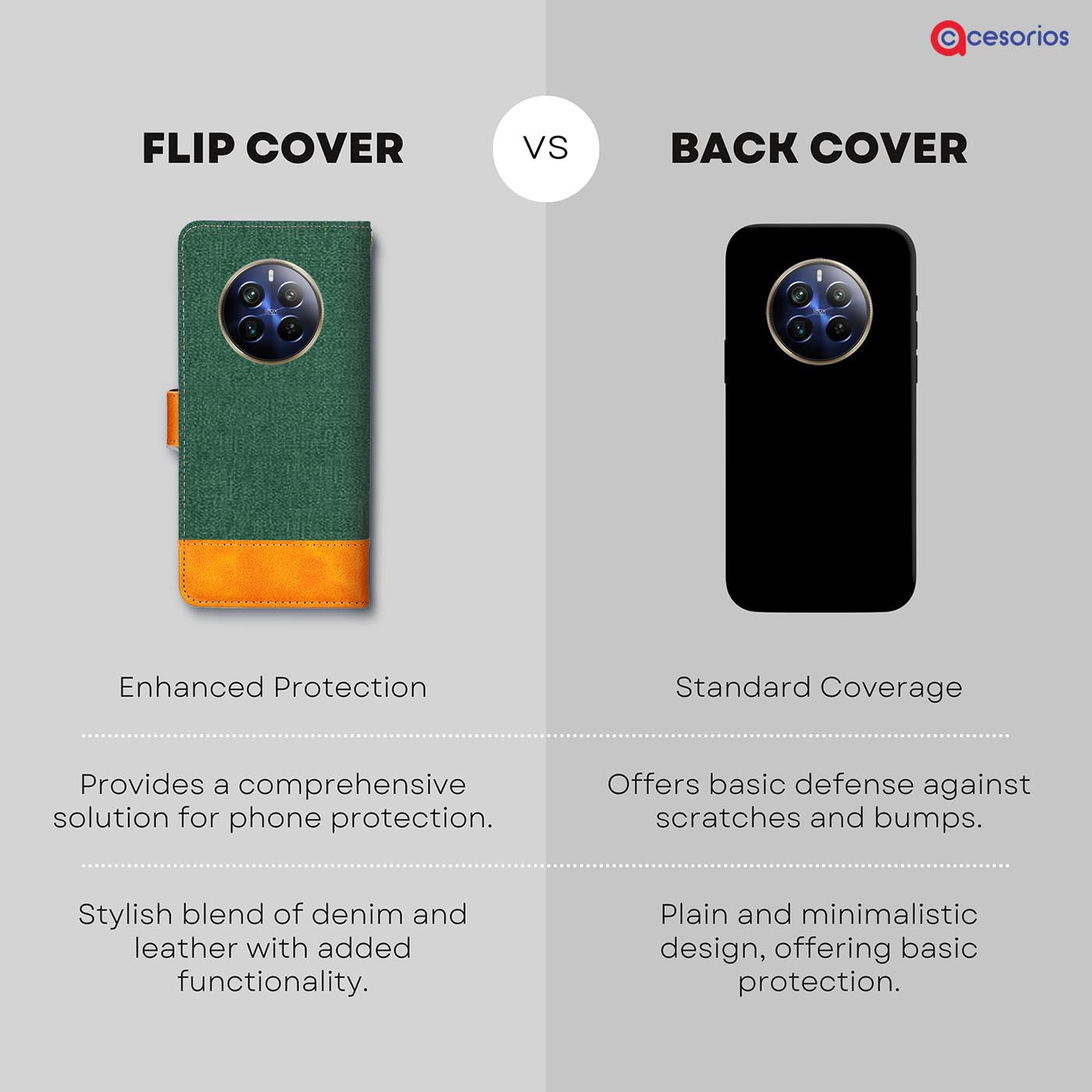 Accesorios Realme 12 Pro Plus 5G denim flip cover – Green – Image 8 #color_g