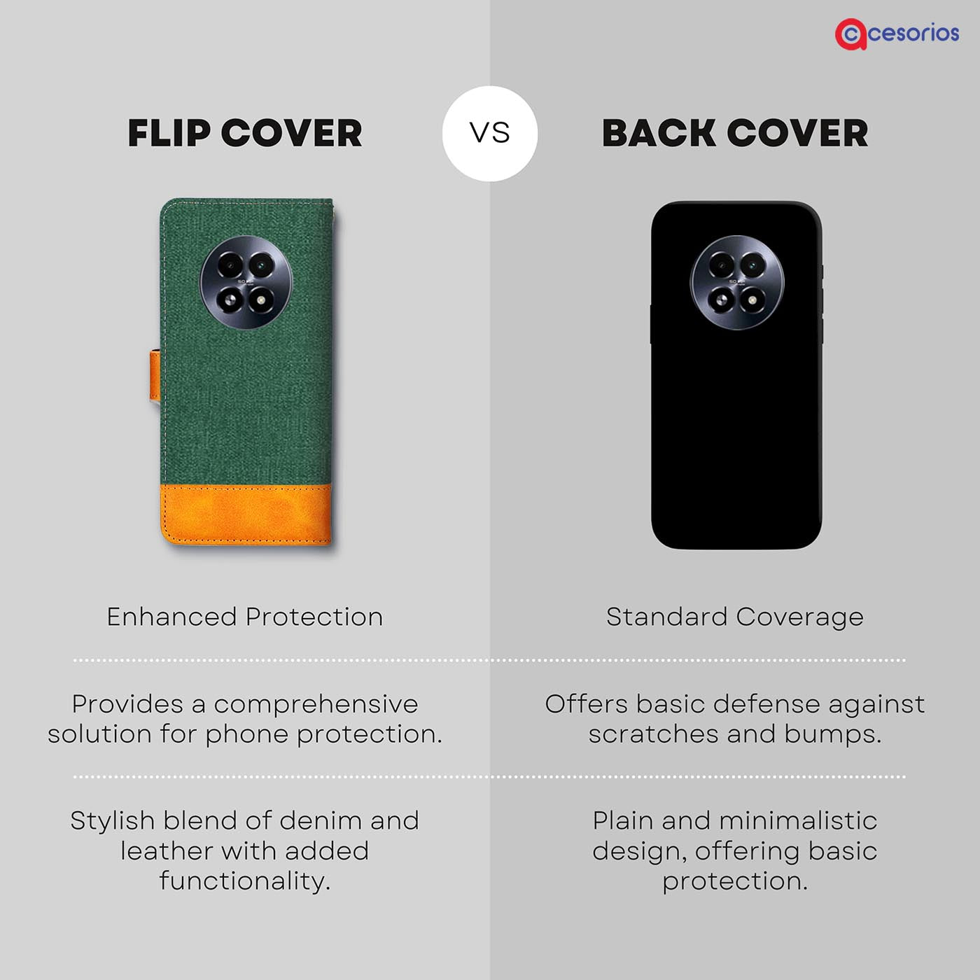 Accesorios Realme 13 5G denim flip cover – Green – Image 8 #color_g