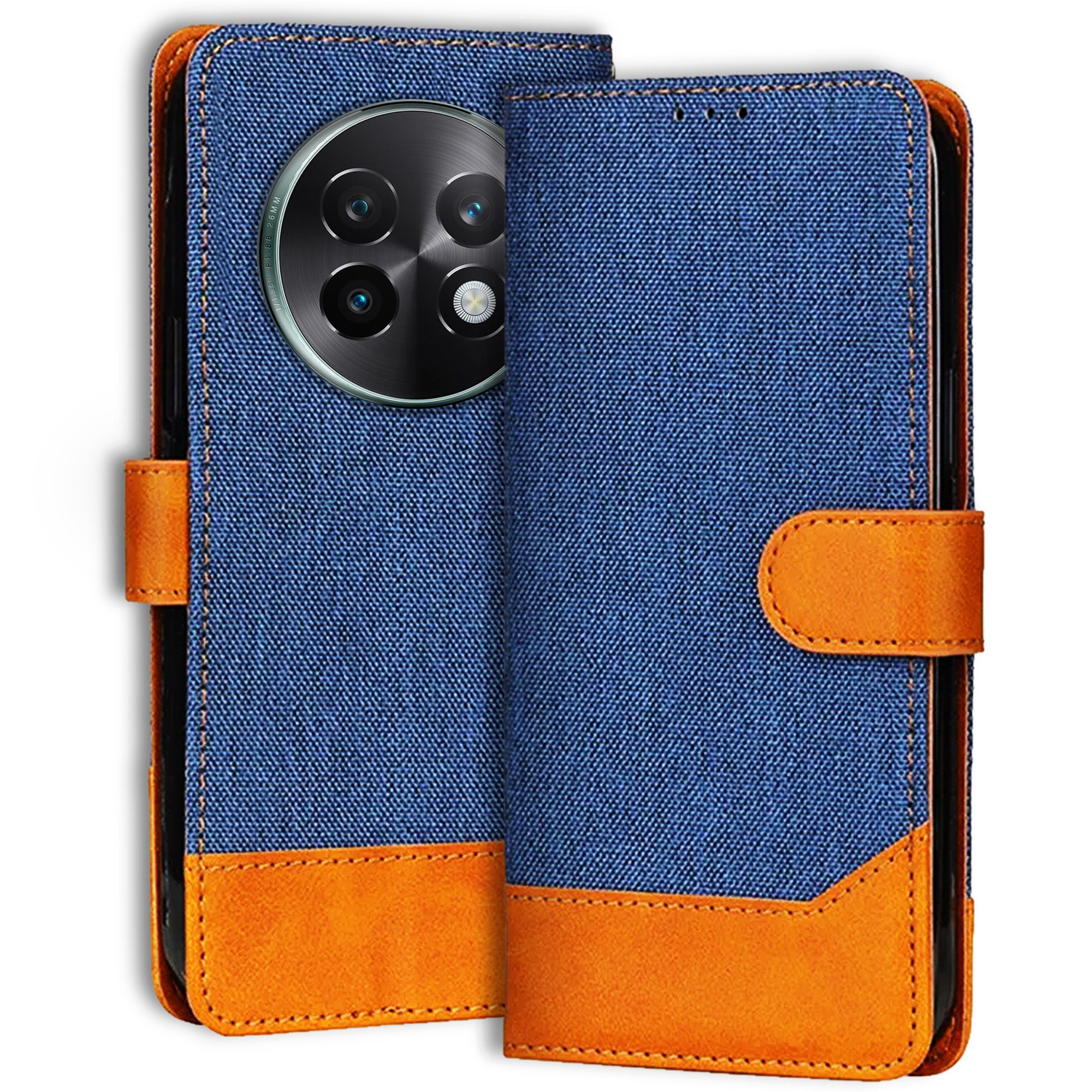 Accesorios Realme 13 Plus 5G denim flip cover – Blue – Image 1 #color_blue