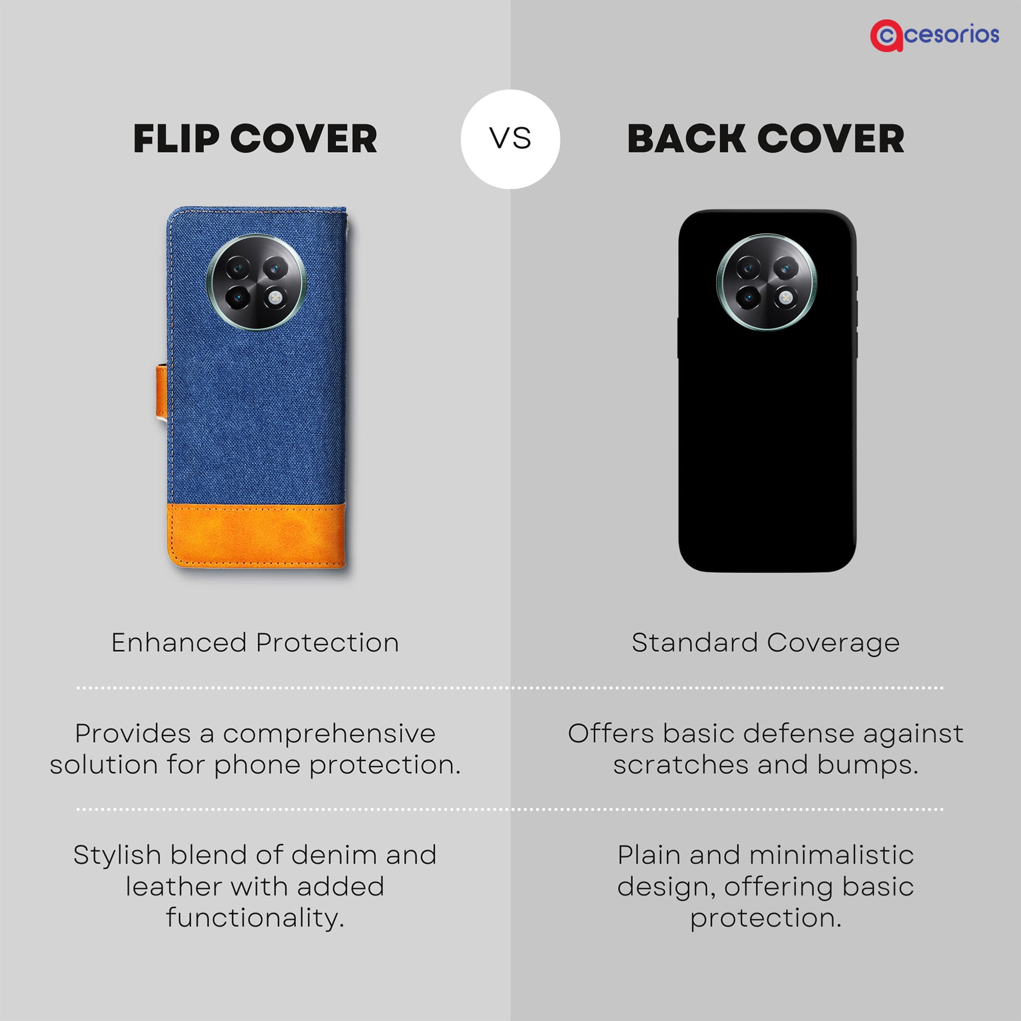 Accesorios Realme 13 Plus 5G denim flip cover – Blue – Image 8 #color_blue
