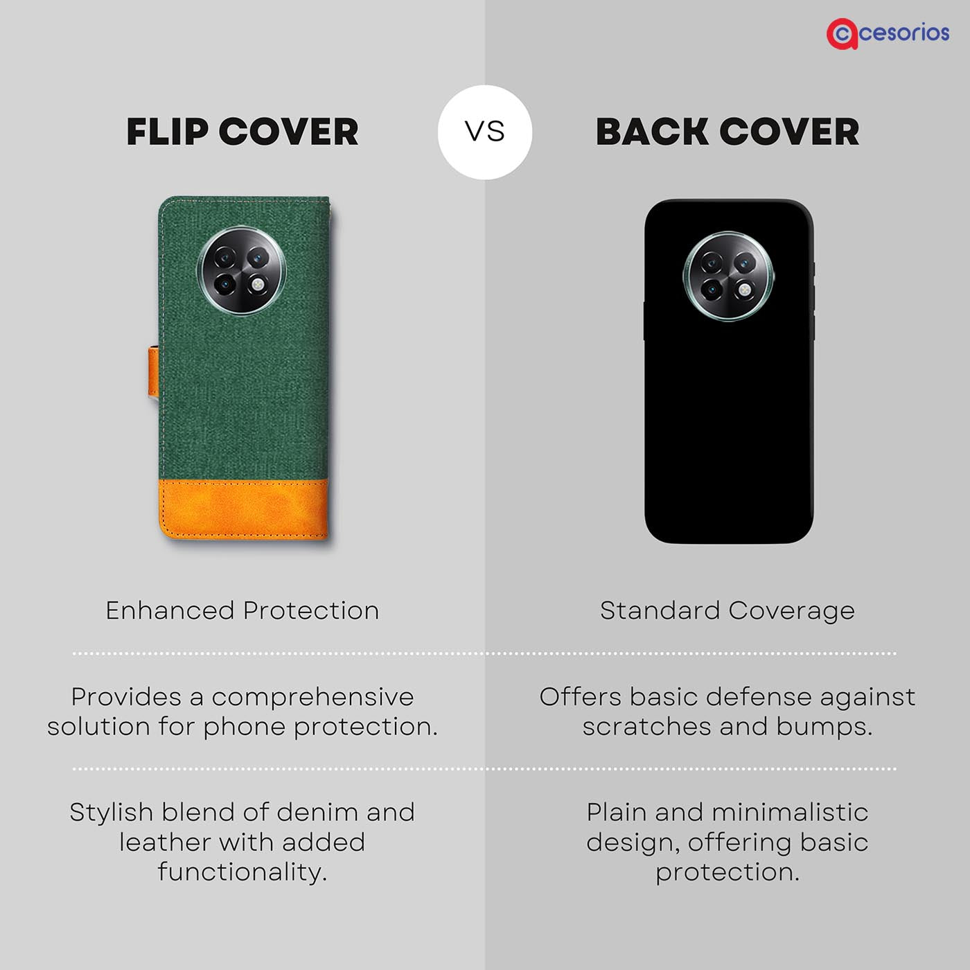 Accesorios Realme 13 Plus 5G denim flip cover – Green – Image 8 #color_g