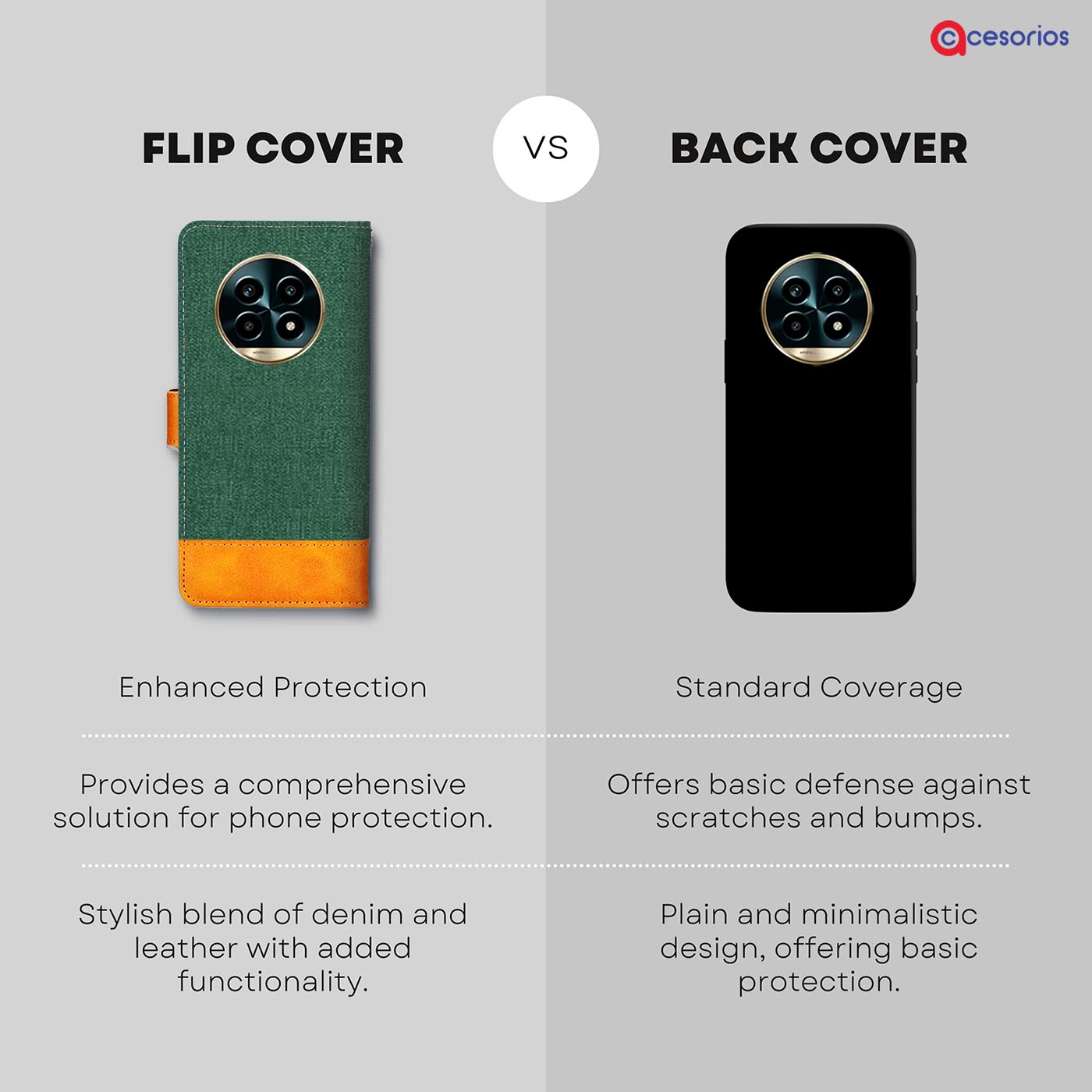 Accesorios Realme 13 Pro 5G denim flip cover – Green – Image 8 #color_g