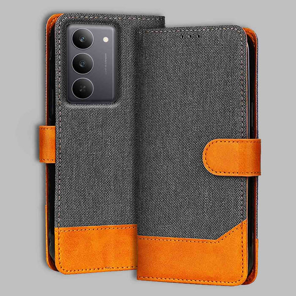 Realme 14X 5G Flip Cover — Denim, Graphite Grey after a year of daily use