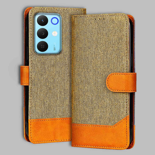 Realme 15X 5G Flip Cover — Denim, Camel Beige after a year of daily use