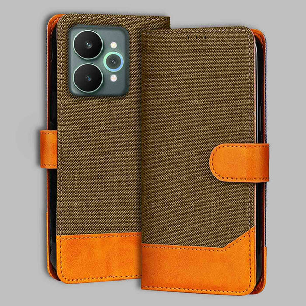 Realme 15 5G Flip Cover — Denim, Walnut Brown after a year of daily use
