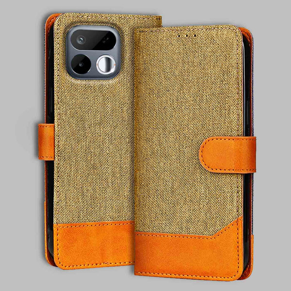 Realme 16T 5G Flip Cover — Denim, Camel Beige after a year of daily use