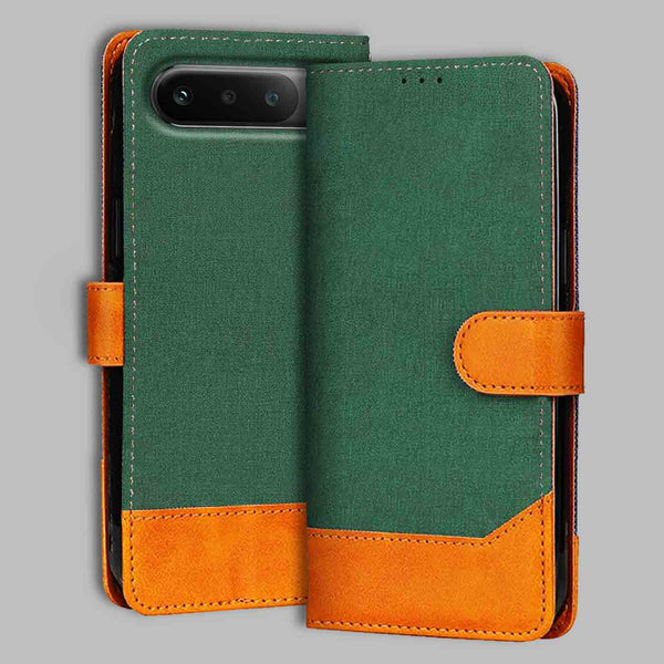 Realme 16 5G Flip Cover — Chambray, Forest Green after a year of daily use