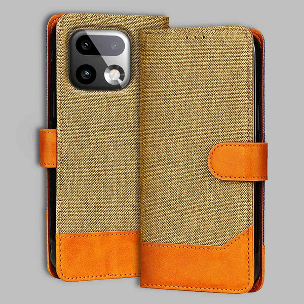 Realme 16 Pro Plus 5G Flip Cover — Denim, Camel Beige after a year of daily use
