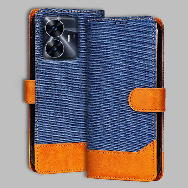 Realme C55 Flip Cover — Denim, Midnight Blue after a year of daily use