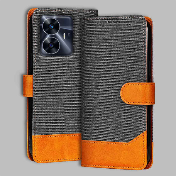 Realme C55 Flip Cover — Denim, Graphite Grey after a year of daily use