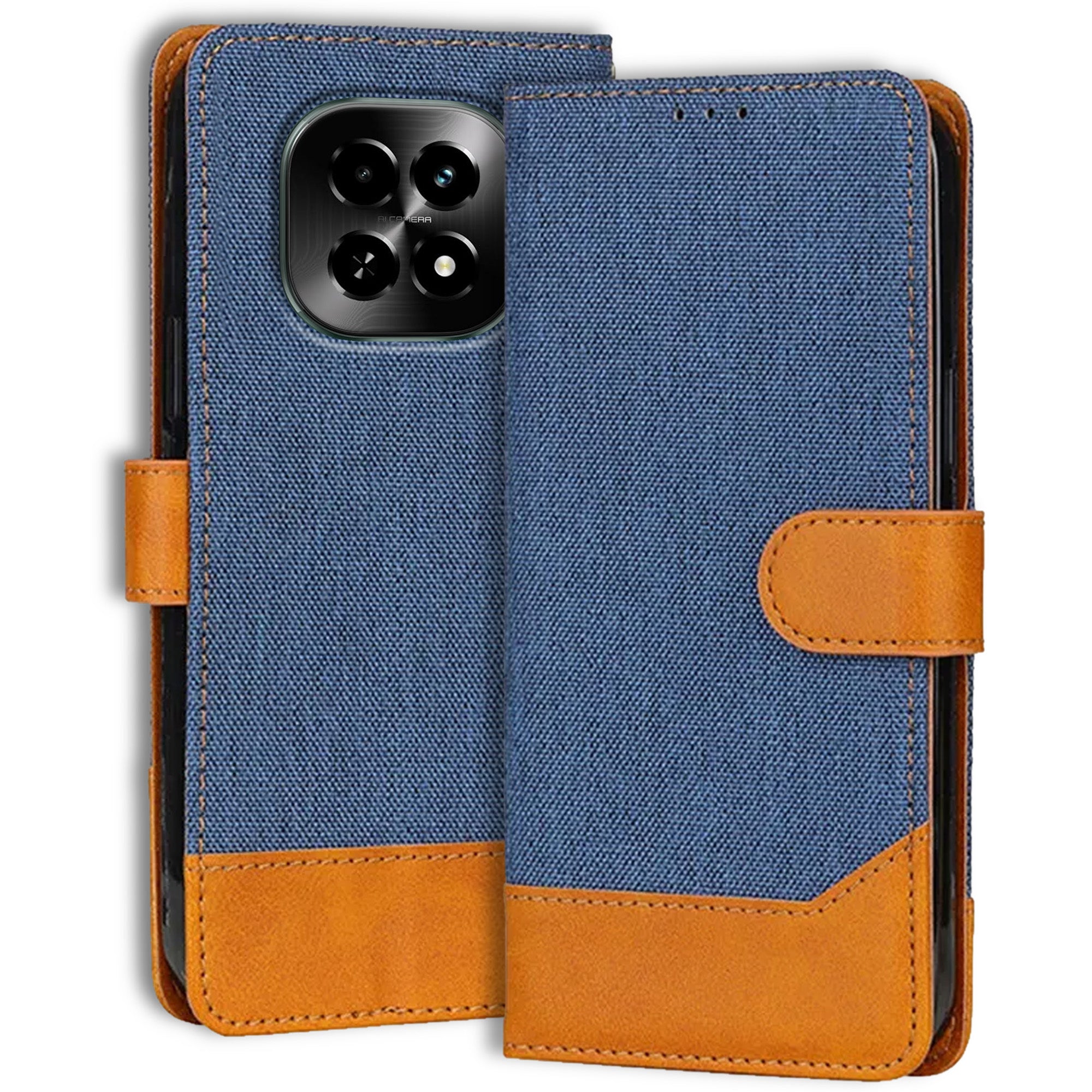 Accesorios Realme C63 5G denim flip cover – Blue – Image 1 #color_blue