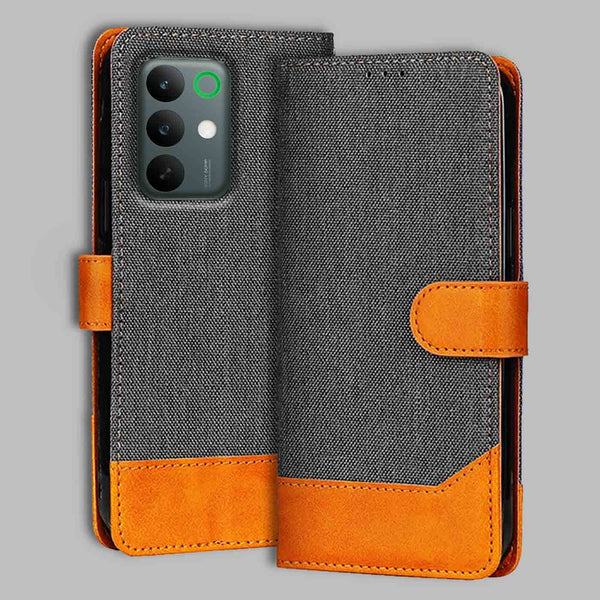 Realme C85 5G Flip Cover — Denim, Graphite Grey after a year of daily use