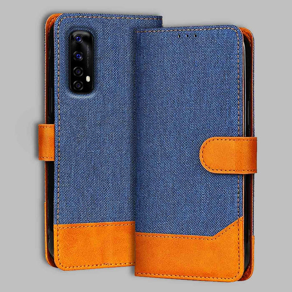 Realme Narzo 20 Pro Flip Cover — Denim, Midnight Blue after a year of daily use