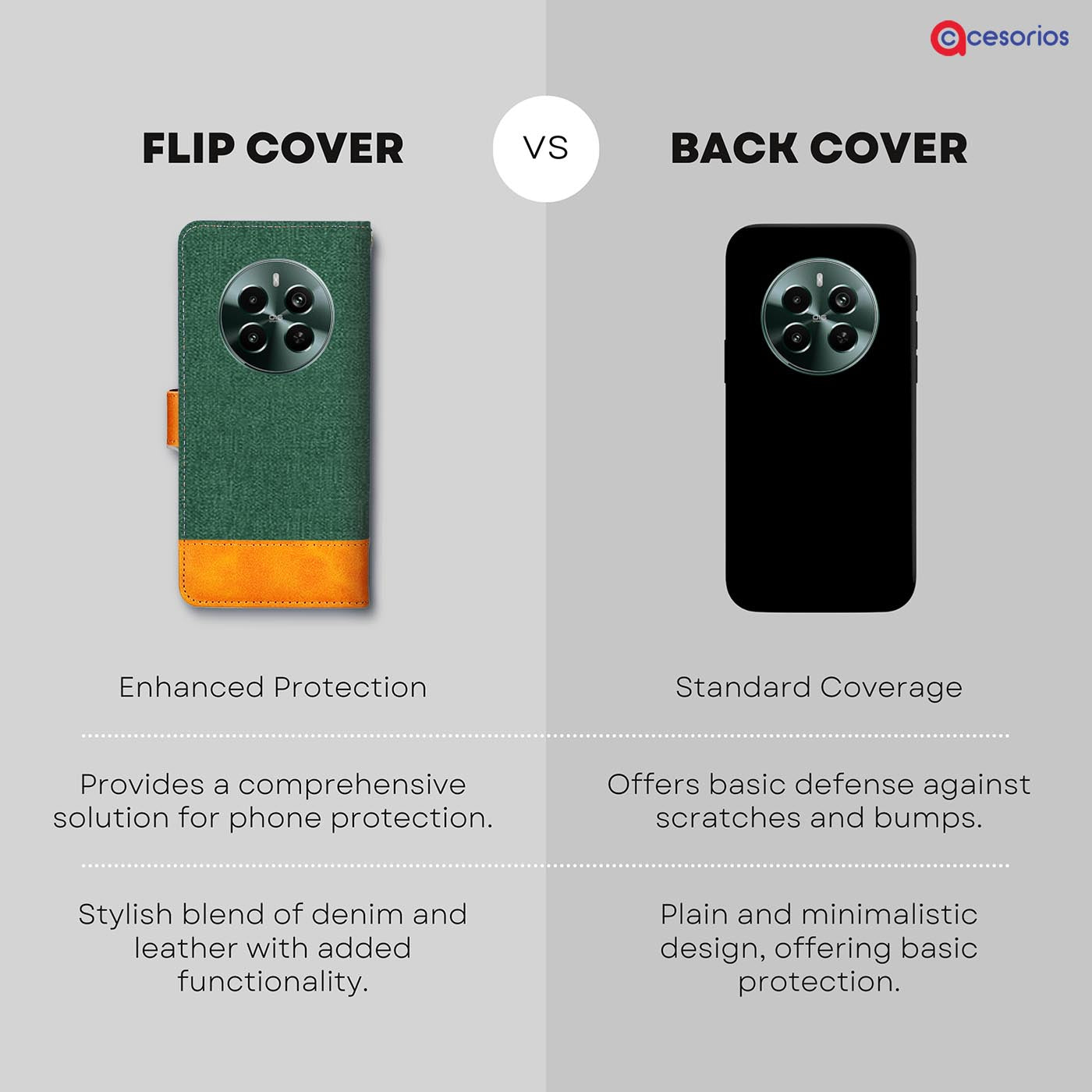 Accesorios Realme Narzo 70 Pro 5G denim flip cover – Green – Image 8 #color_g