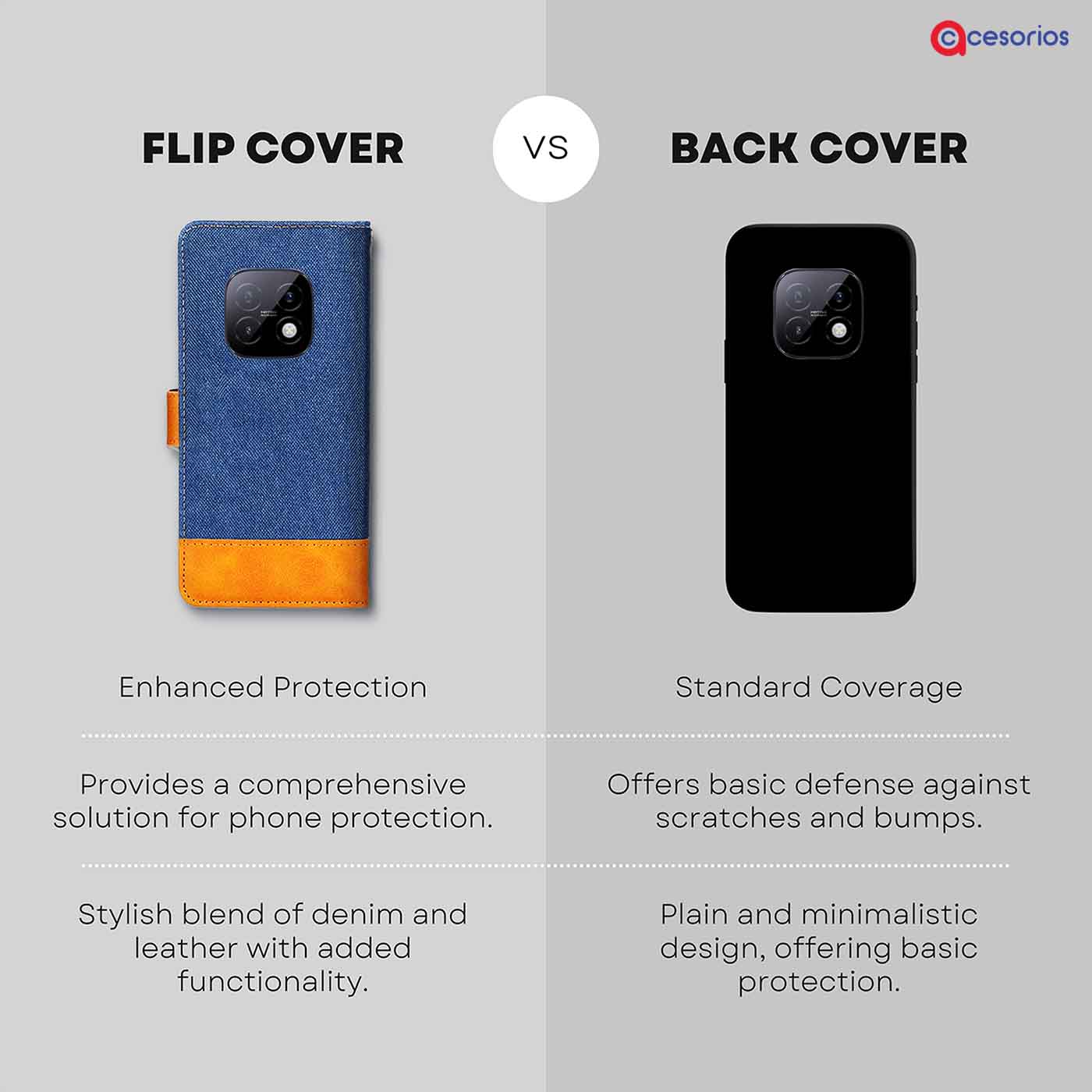 Accesorios Realme Narzo 70 Turbo denim flip cover – Blue – Image 8 #color_