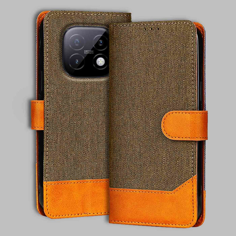 Realme Narzo 70 Turbo Flip Cover — Denim, Walnut Brown after a year of daily use