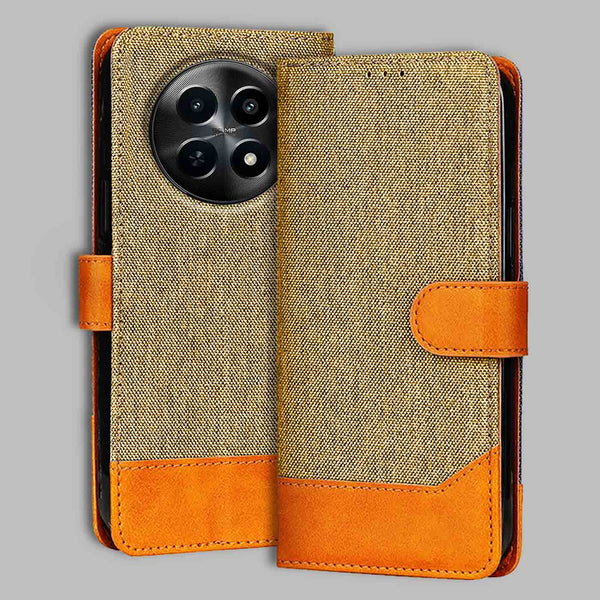 Realme Narzo N65 5G Flip Cover — Denim, Camel Beige after a year of daily use