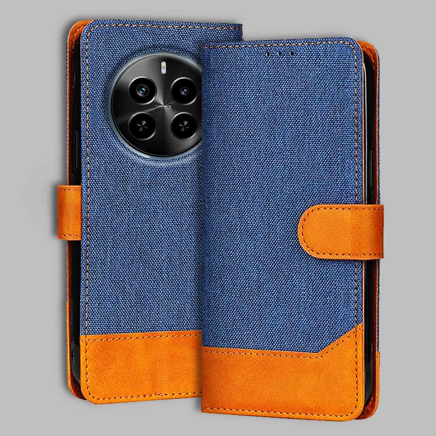 Accesorios Realme P1 Pro 5G denim flip cover – Blue – Image 1 #color_