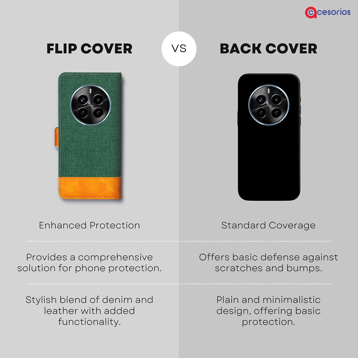 Accesorios Realme P1 Pro 5G denim flip cover – Green – Image 8 #color_g